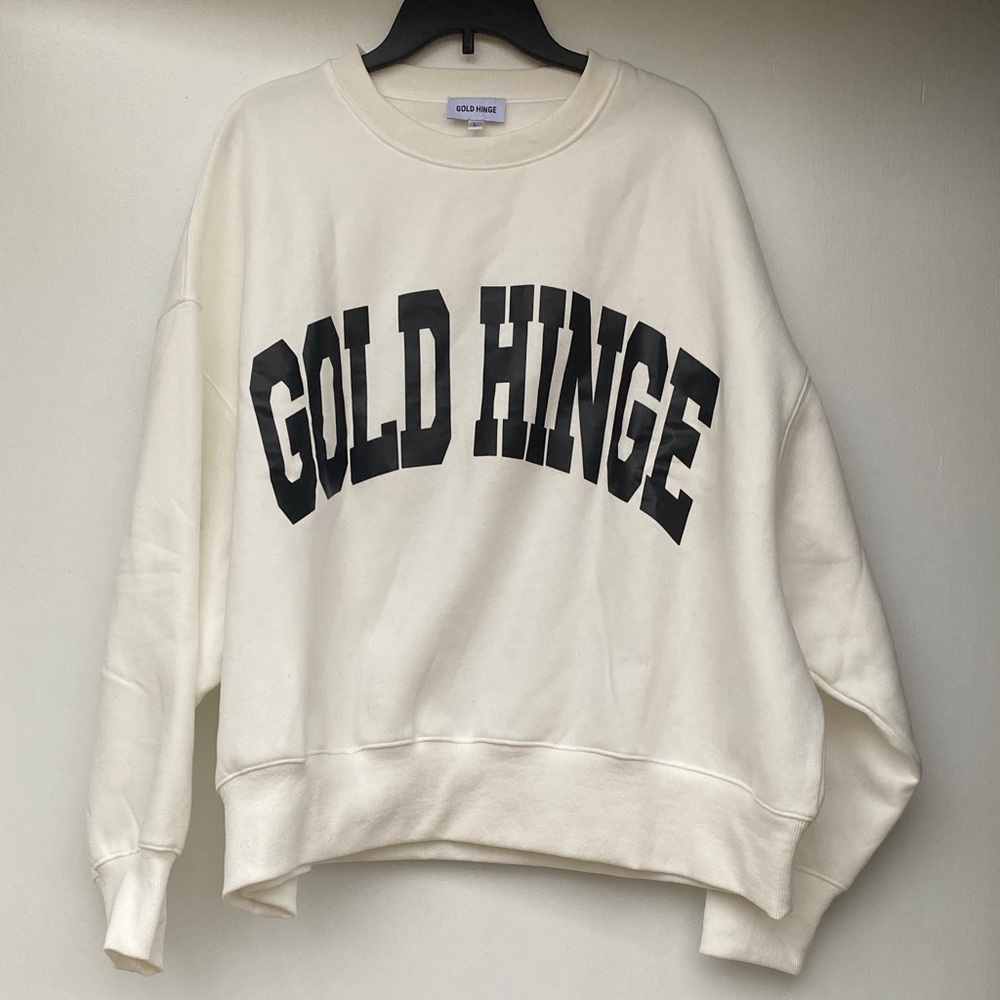 Gold Hinge Wide Arm Sweatshirt